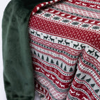 Christmas Sweater Stripe Small Ribbed Adult Blanket