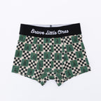 Checkered Christmas Trees, Red Christmas Trucks and Christmas Trains Boxer Brief 3 pack