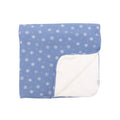 Snowflakes Small Ribbed Toddler Blanket