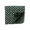 Christmas Trees Small Ribbed Toddler Blanket