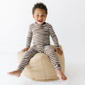 Pinecone Big Stripe Small Ribbed Two-Piece Set