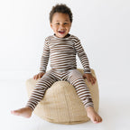 Pinecone Big Stripe Small Ribbed Two-Piece Set