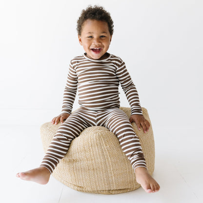 Pinecone Big Stripe Ribbed Two-Piece Set