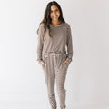 Pinecone Big Stripe Small Ribbed Women's Matching Set
