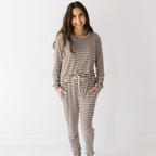Pinecone Big Stripe Small Ribbed Women's Pants