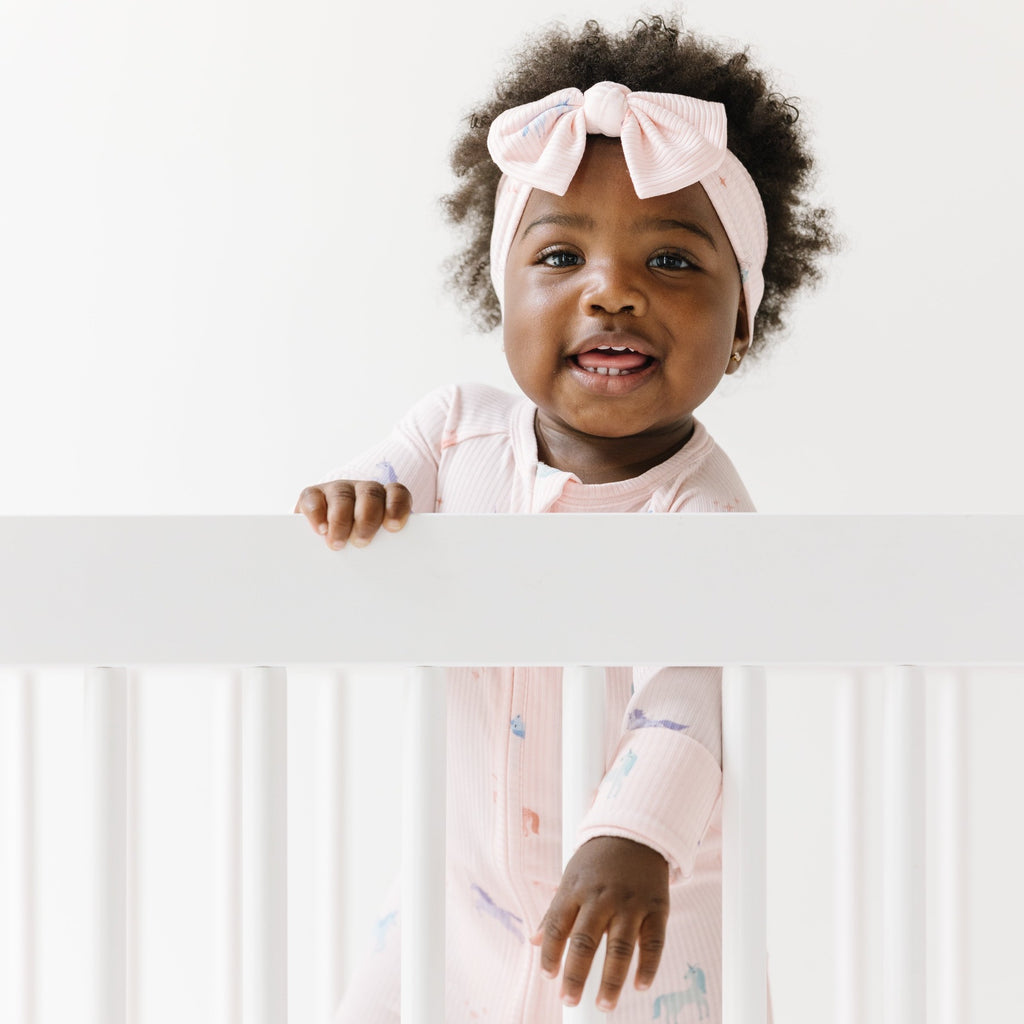 Unicorns Small Ribbed Bow