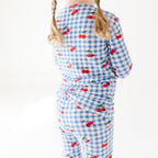 Vintage Cherries Small Ribbed Two-Piece Set