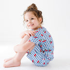 Vintage Cherries Small Ribbed Shorts Two-Piece Set