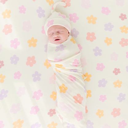 Big Daisies Small Ribbed Swaddle Set