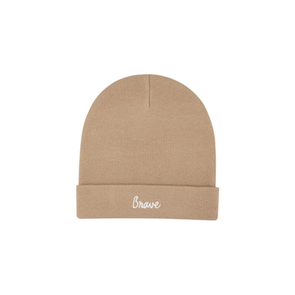 Pecan Bamboo Knit Beanie