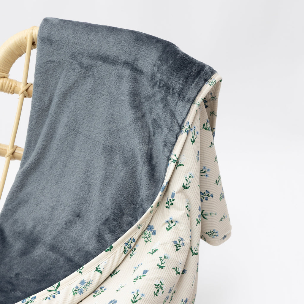 Morning Meadow Small Ribbed Toddler Blanket