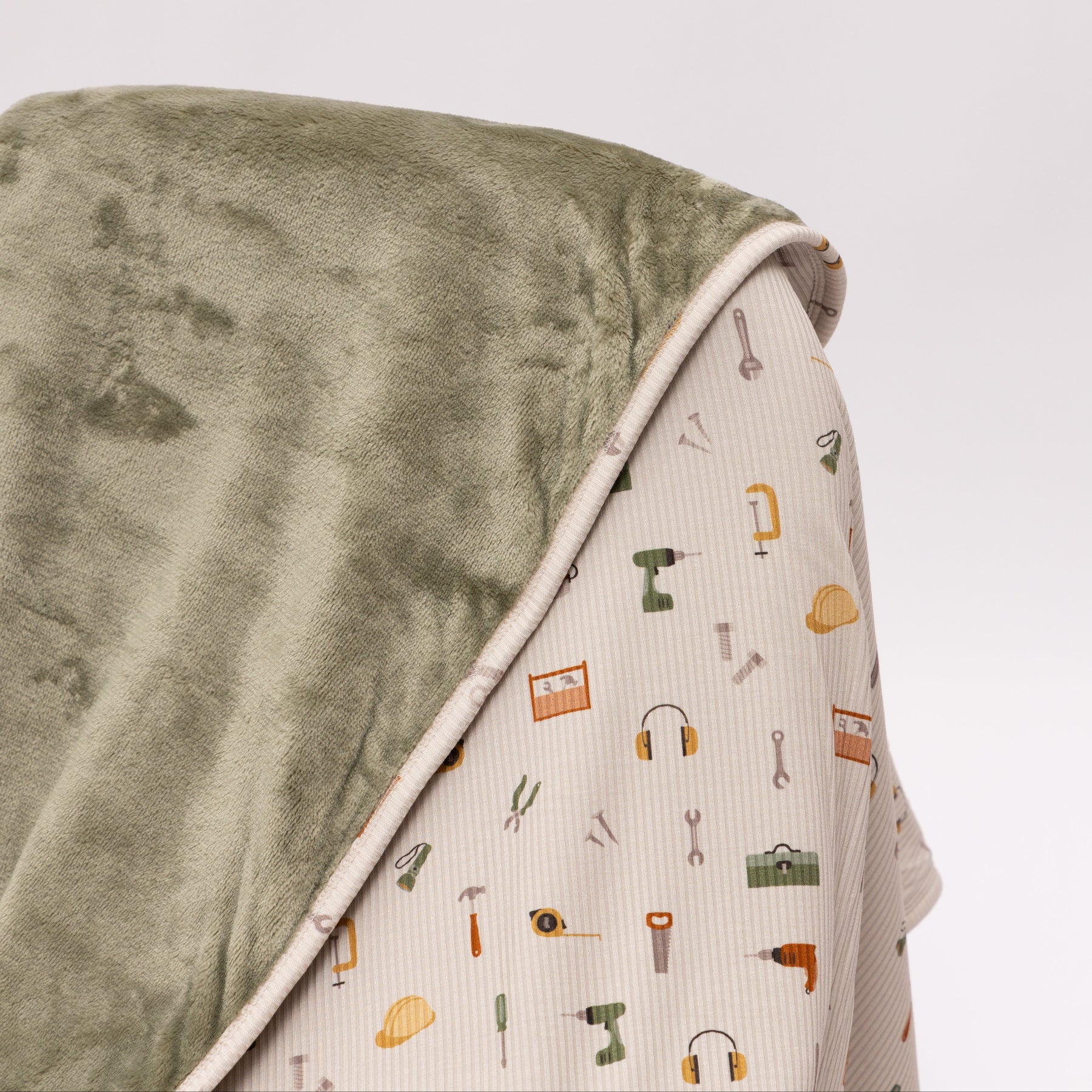 Tool Time Small Ribbed Toddler Blanket
