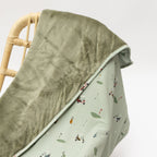 Golf Small Ribbed Toddler Blanket