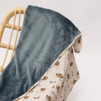 Noah's Ark Small Ribbed Adult Blanket