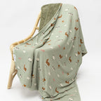 Farm Animals Small Ribbed Adult Blanket