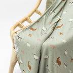 Farm Animals Small Ribbed Adult Blanket