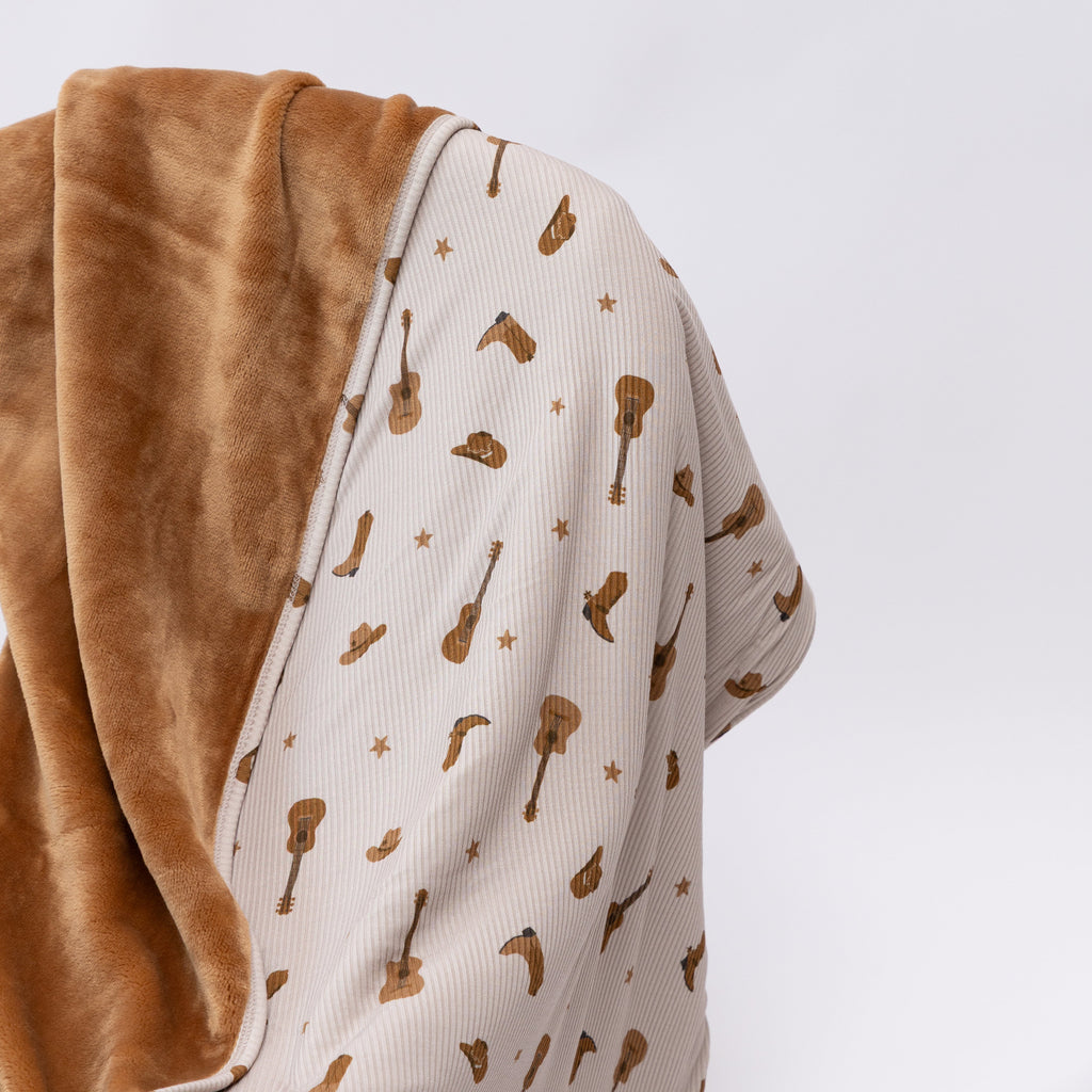 Gone Country Small Ribbed Youth Blanket