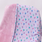 Lilac Daisies Small Ribbed Youth Blanket