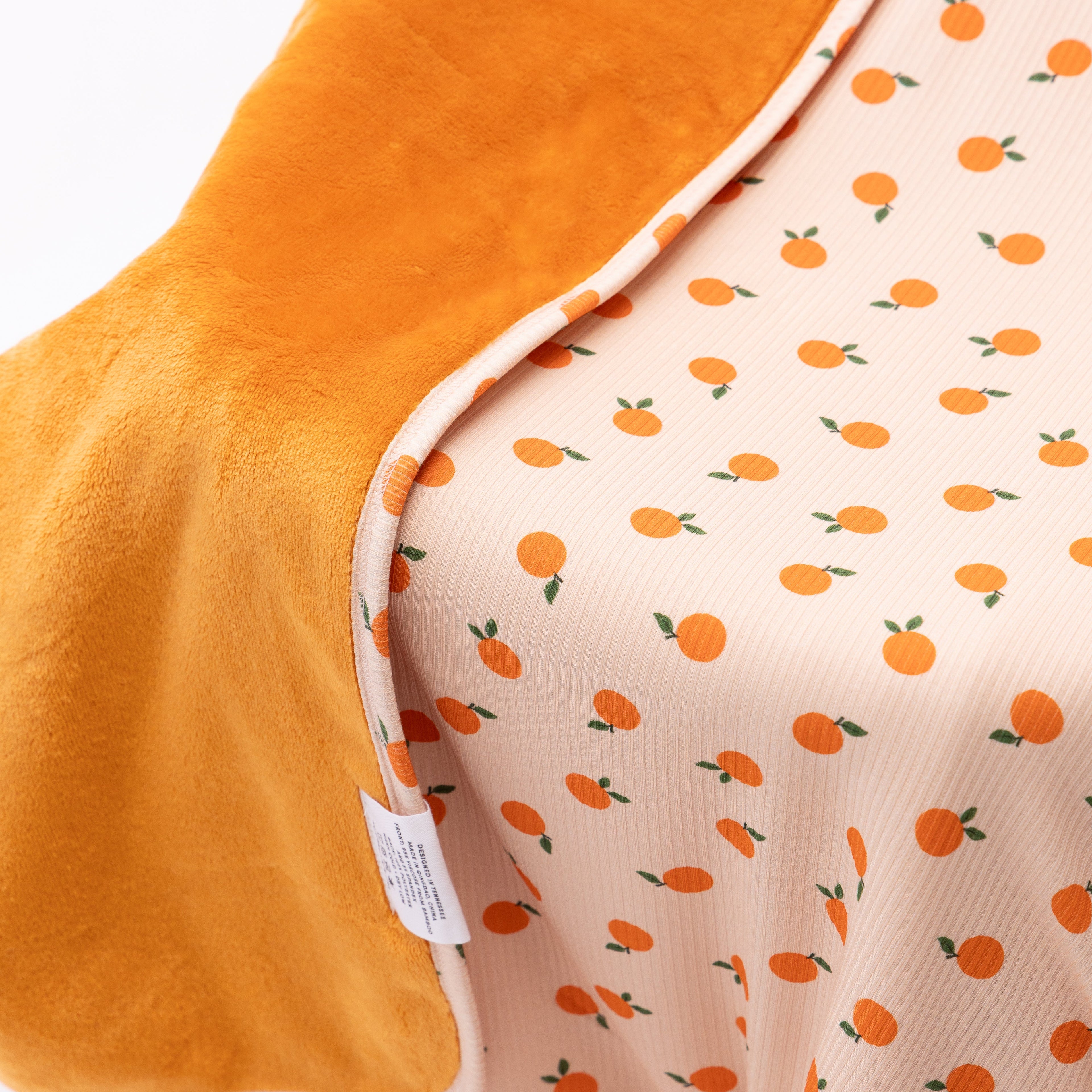 Oranges Small Ribbed Adult Blanket