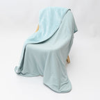 Harbor Blue Small Ribbed Adult Blanket