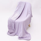 Lavender Small Ribbed Toddler Blanket