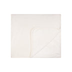 Cream Small Ribbed Youth Blanket