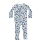 Bluebell Blossoms Small Ribbed Zip Romper