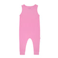Bubblegum Pink Small Ribbed Harem Romper