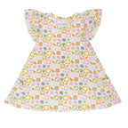 Checkered Seashells Small Ribbed Pocket Dress