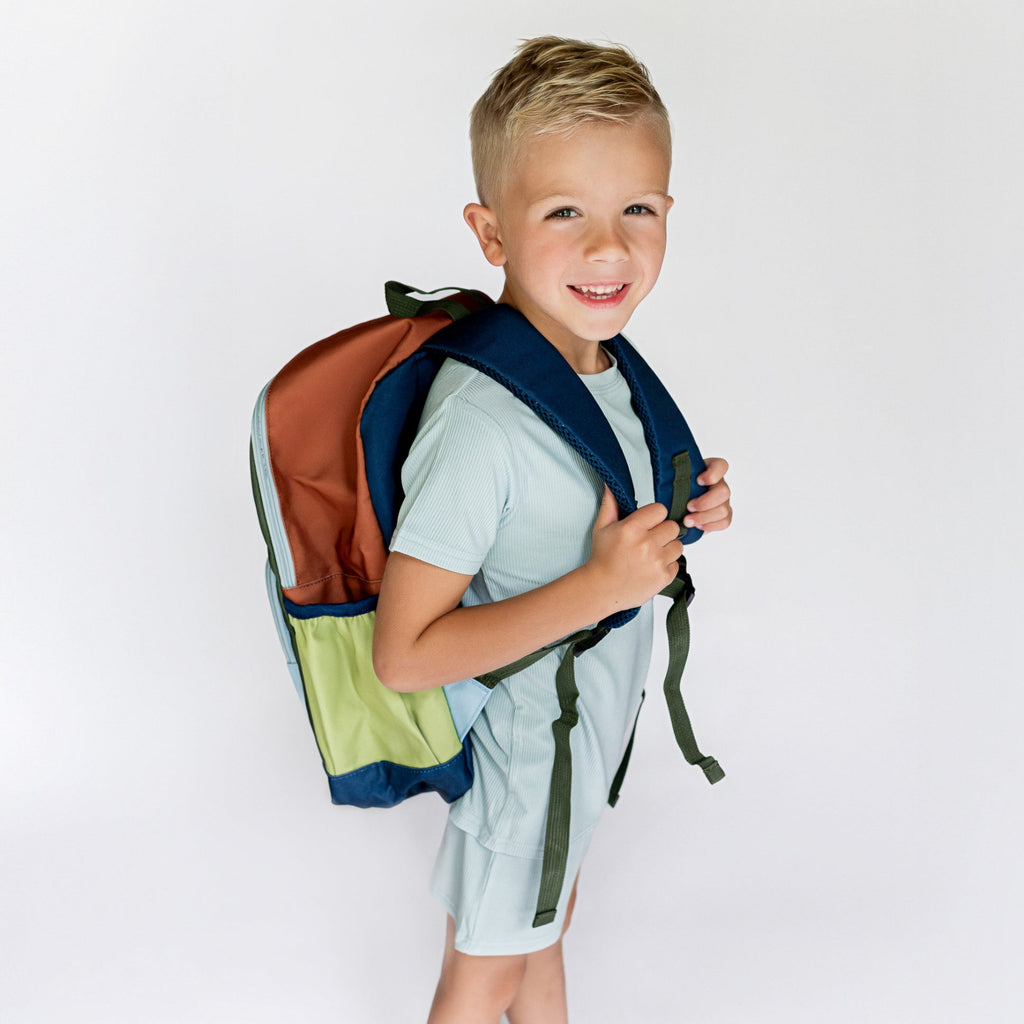 Color Block Standard Backpack