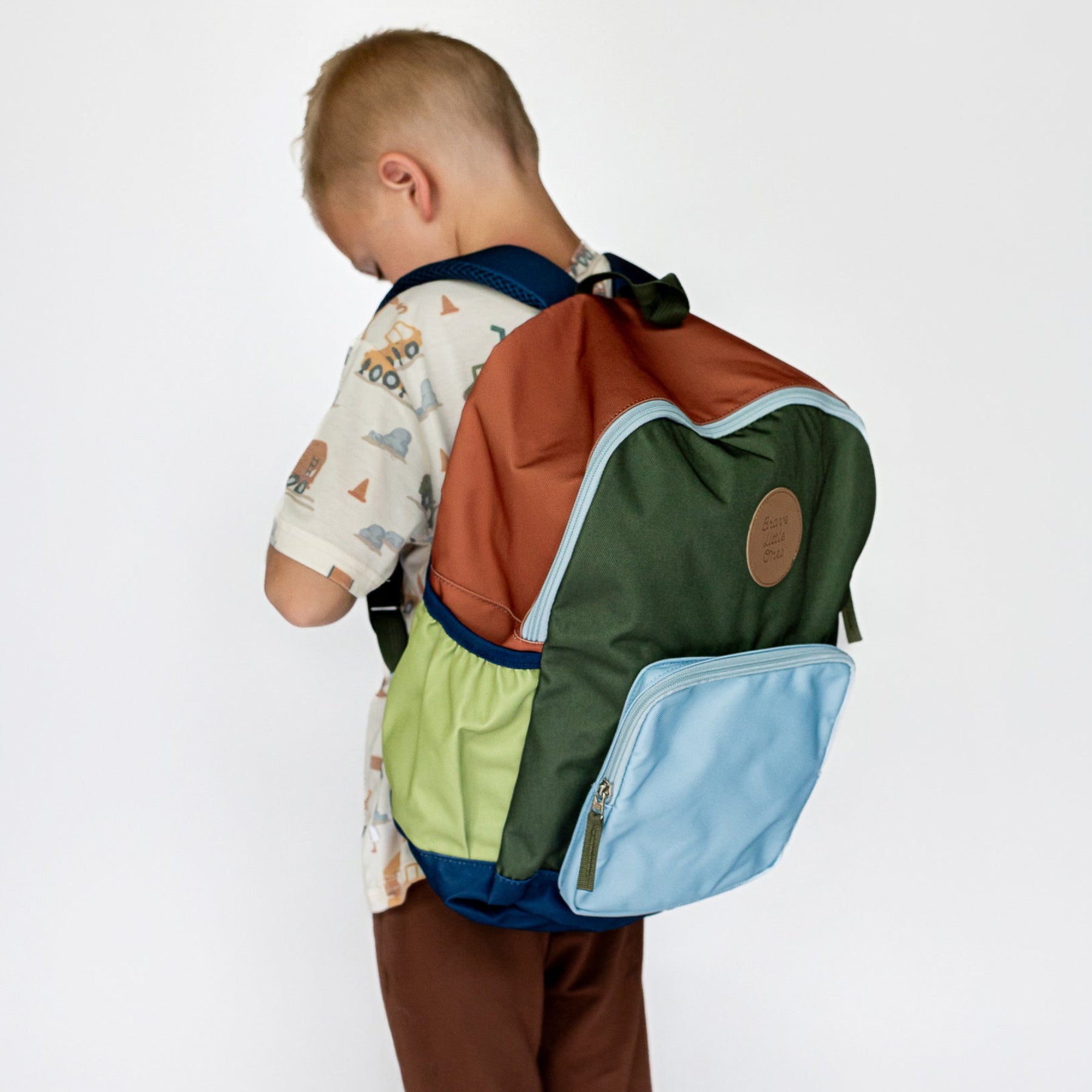 Color Block Standard Backpack