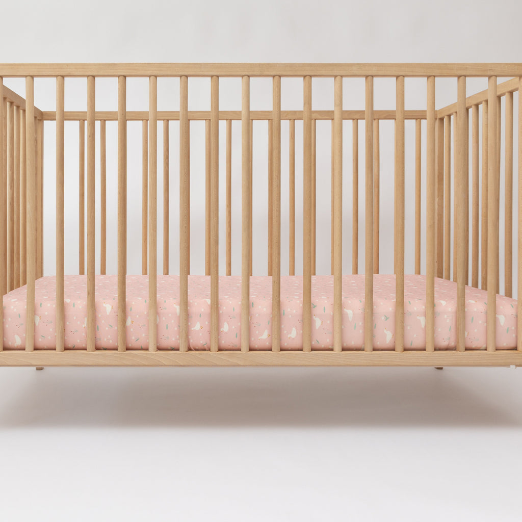 Ducks & Daisies Crib Sheet