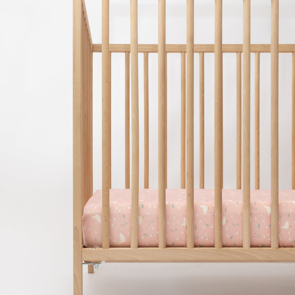 Ducks & Daisies Crib Sheet