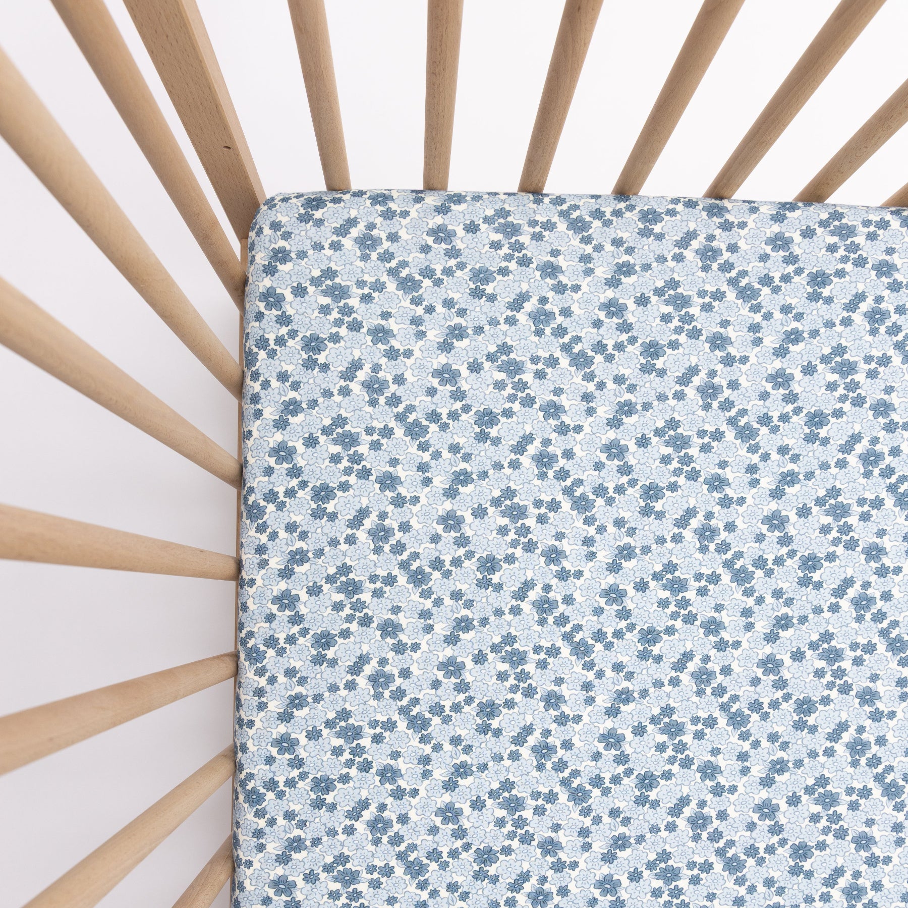 Bluebell Blossoms Crib Sheet