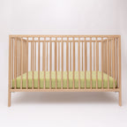 Tarragon Green Crib Sheet