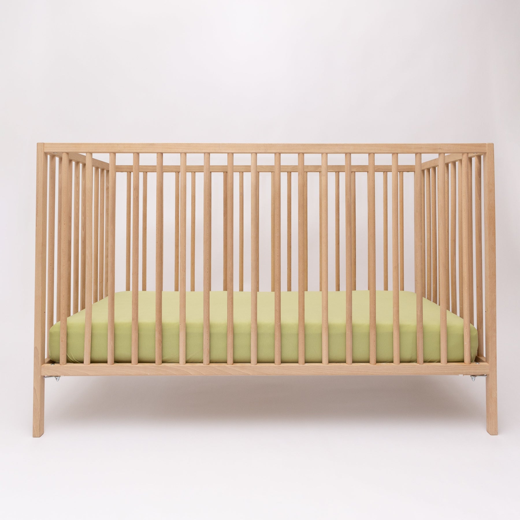 Tarragon Green Crib Sheet