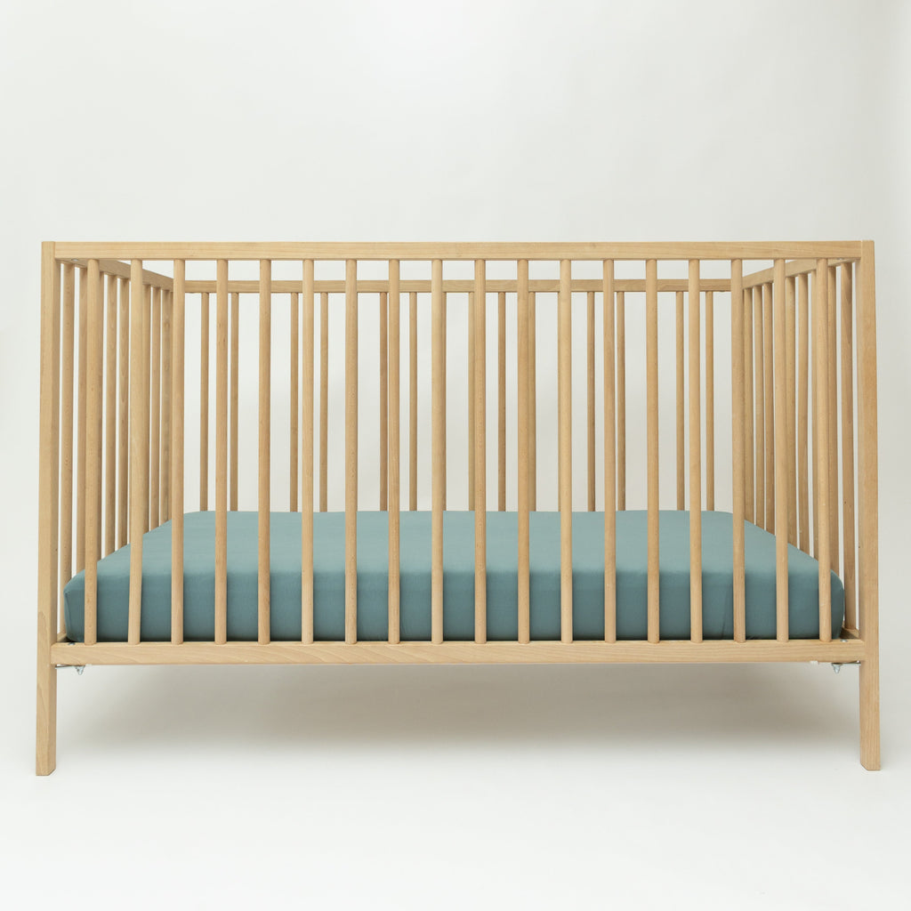 Glacier Blue Crib Sheet