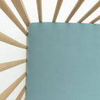 Glacier Blue Crib Sheet