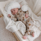 Cookies and Milk Zip Romper