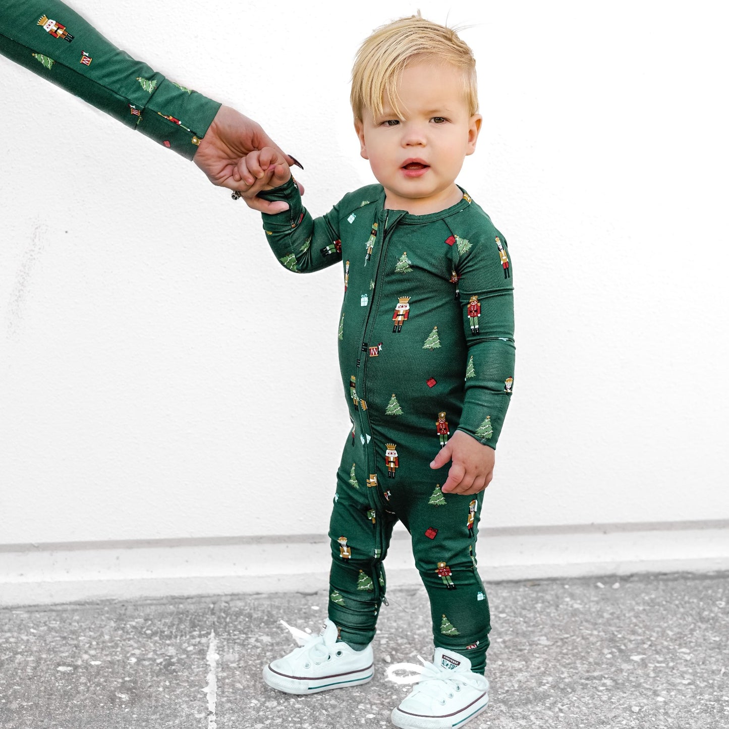 Nutcracker Zip Romper