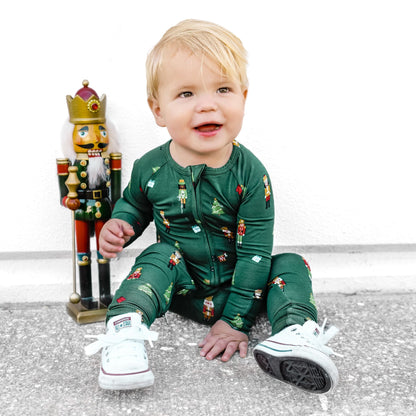 Nutcracker Zip Romper