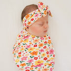 Summer Blooms Small Ribbed Bow