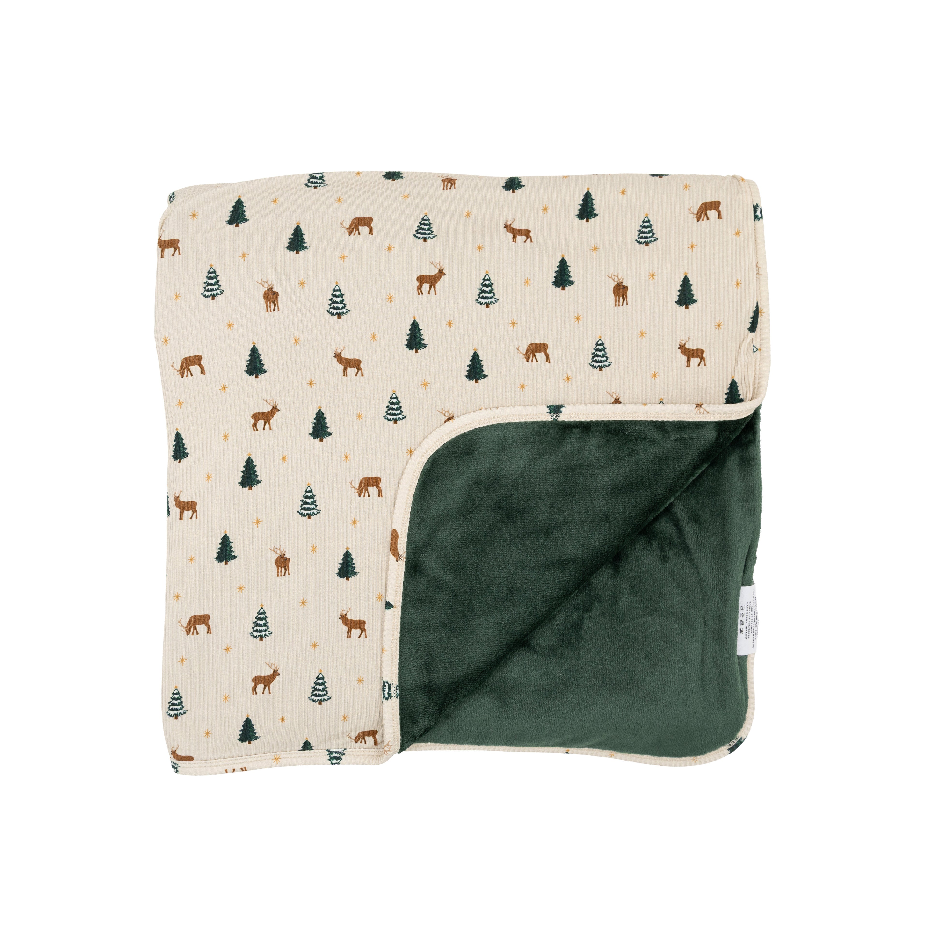 Reindeer Forest Small Ribbed Adult Blanket