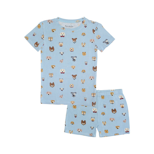 Dogs Shorts Two-Piece Set