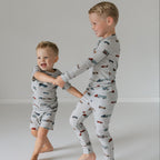 Road Vehicles Small Ribbed Two-Piece Set