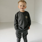 Midnight Charcoal Bamboo French Terry Joggers