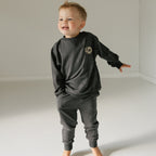 Midnight Charcoal Bamboo French Terry Joggers