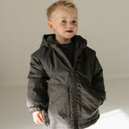 Midnight Charcoal Puffer Jacket