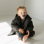 Midnight Charcoal Puffer Jacket