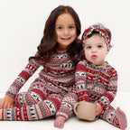 Christmas Sweater Stripe Small Ribbed Two-Piece Set